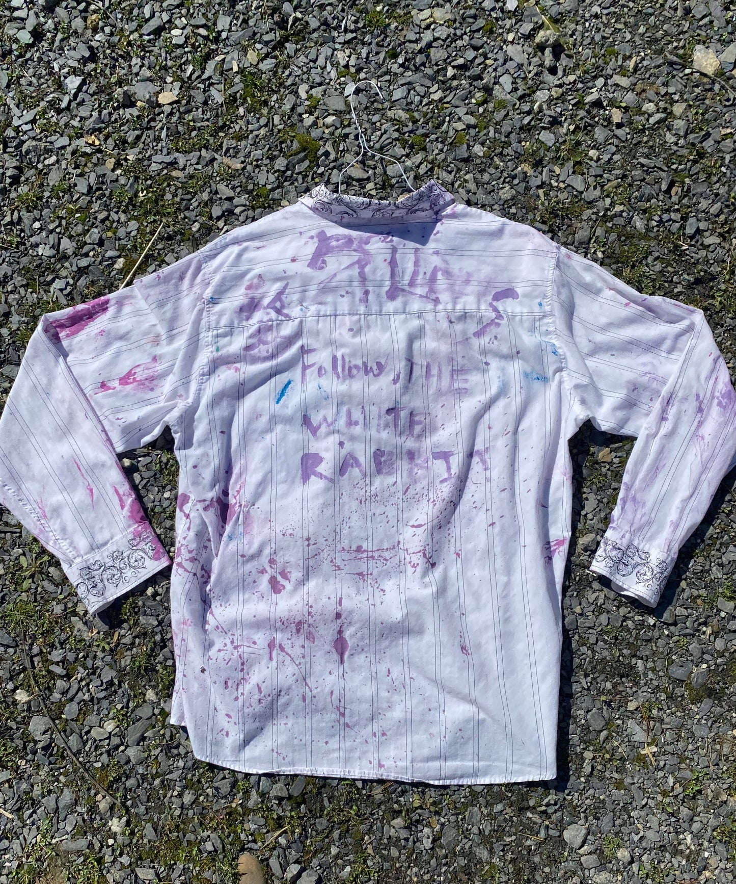 Deme Original Painted Long Sleeve Collared Shirt