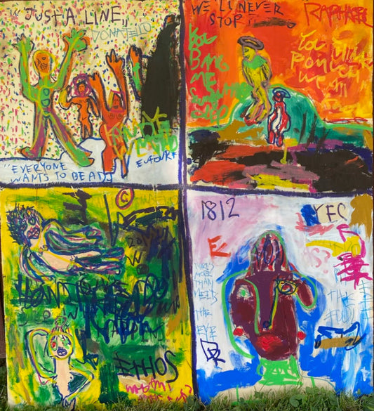 Deme Original "The 4 Masters" Wooden Board