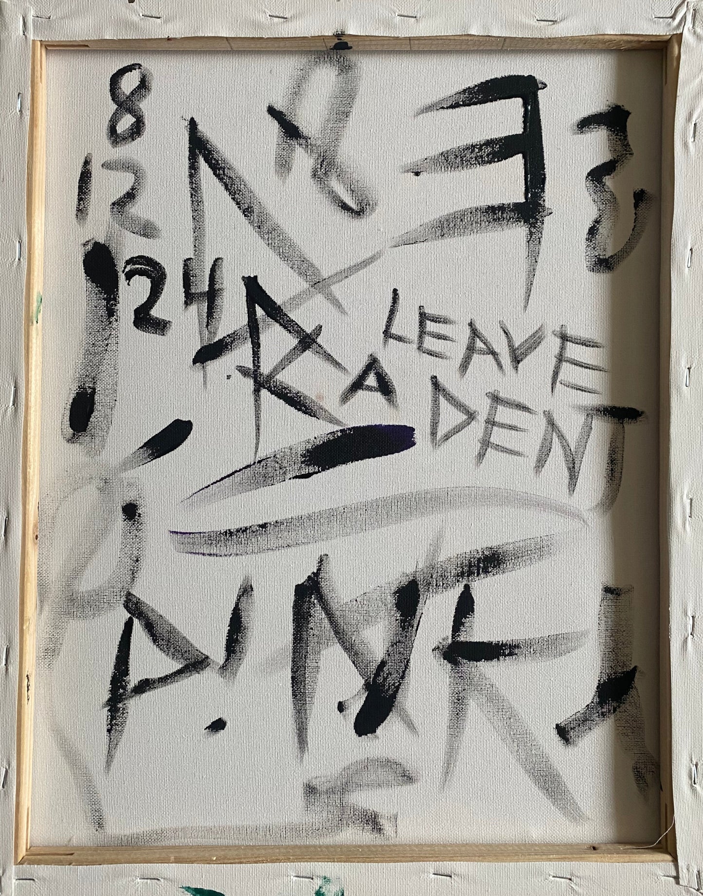 Deme Original "Word For The Wise" Canvas