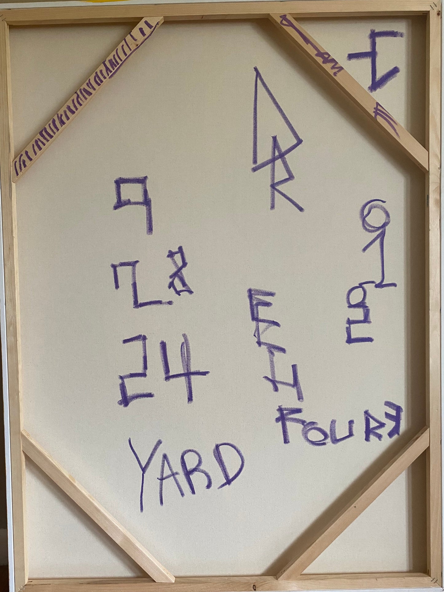 Deme Original "Words Cut" Canvas