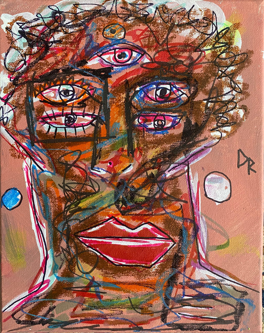 Deme Original "All Seeing" Canvas