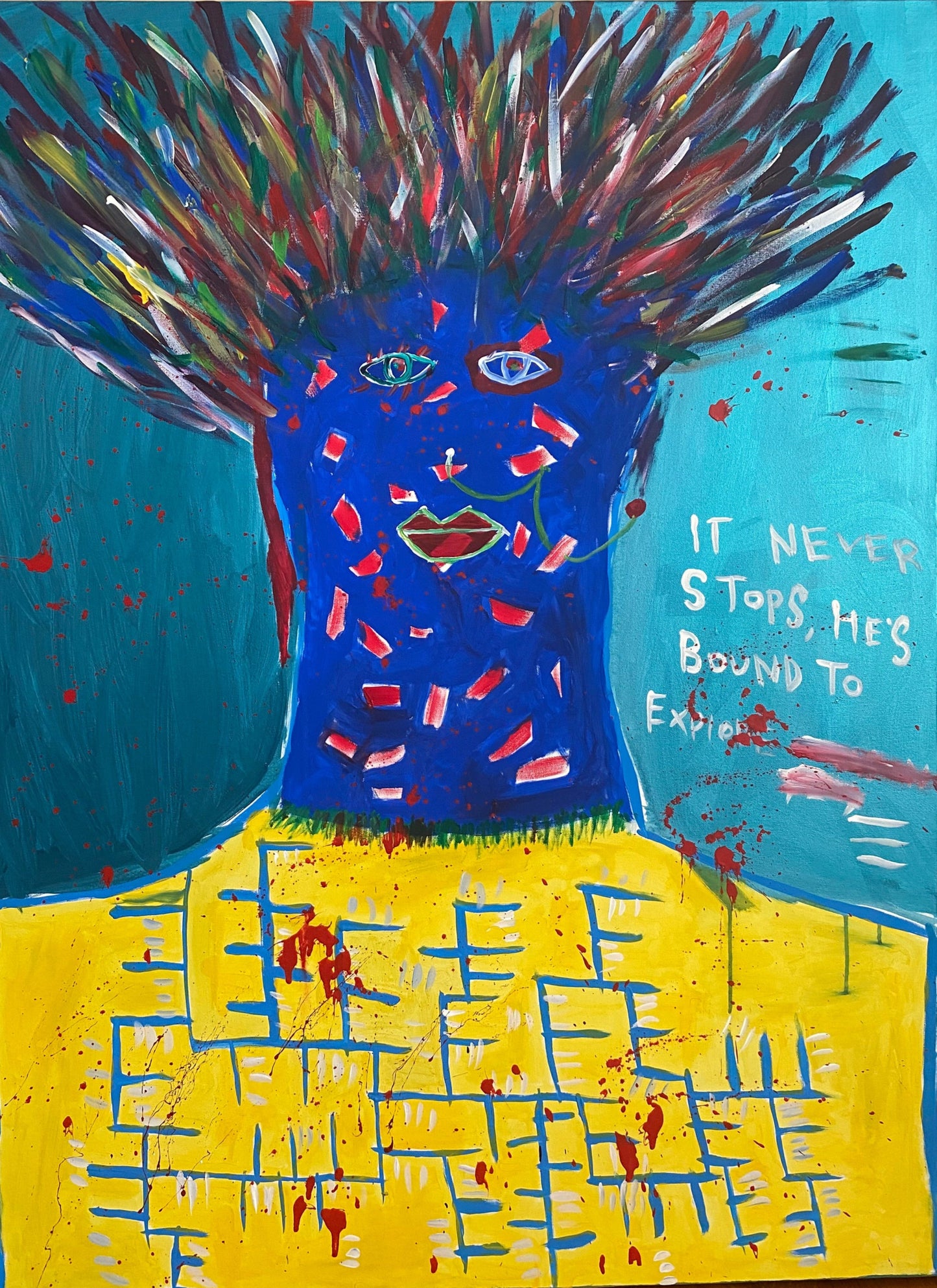 Deme Original "Explosion" Canvas