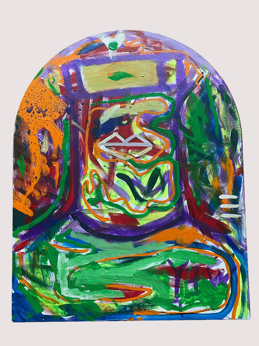 Deme Original "Truth Blinds" Canvas