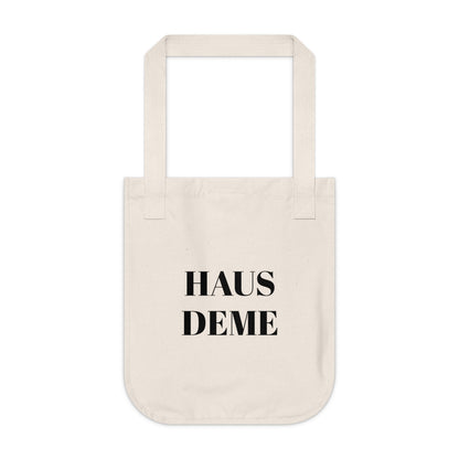 Organic Canvas Tote Bag