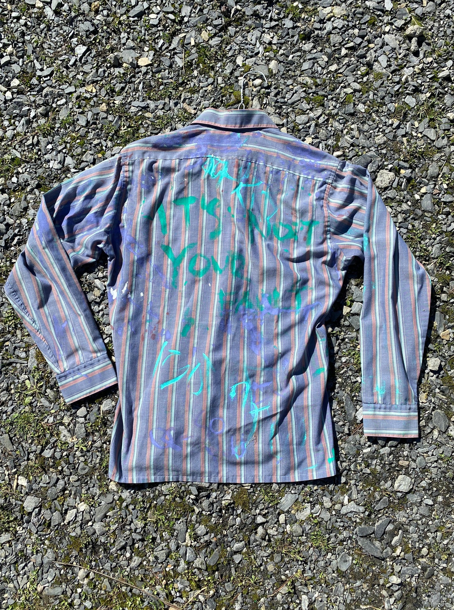 Deme Original Painted Long Sleeve Collared Shirt