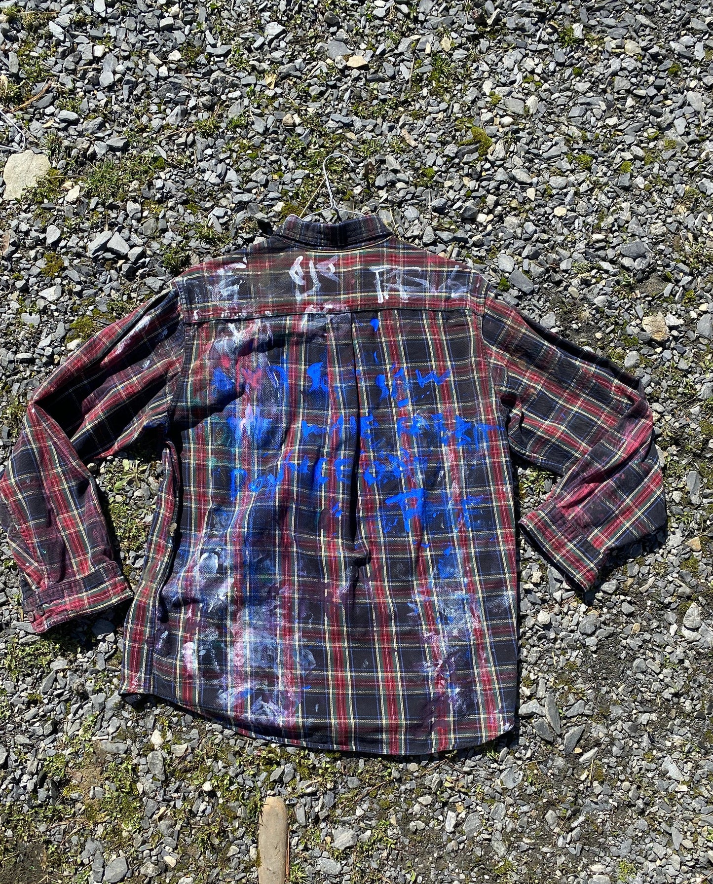 Deme Original Painted Long Sleeve Flannel Shirt