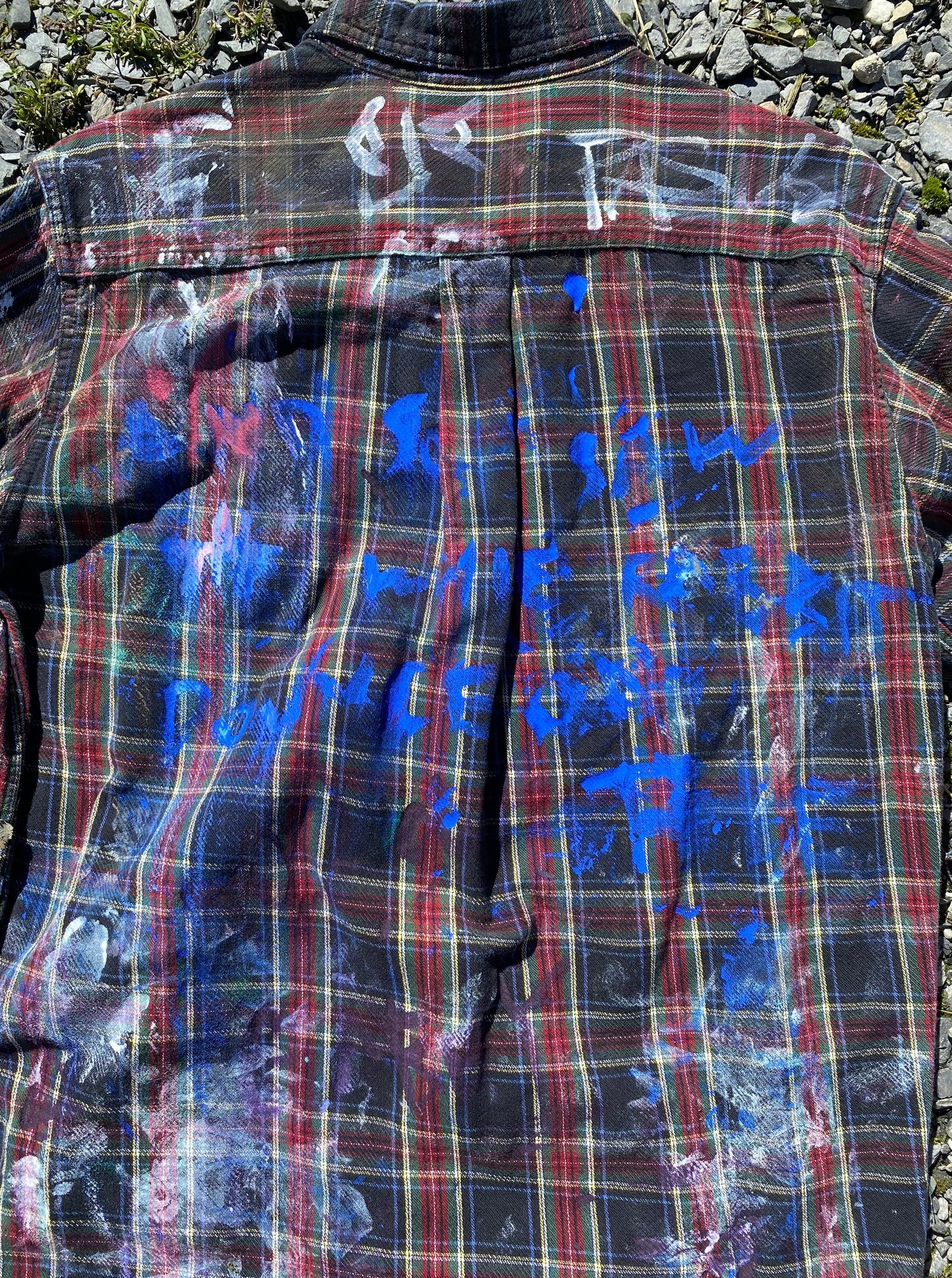 Deme Original Painted Long Sleeve Flannel Shirt