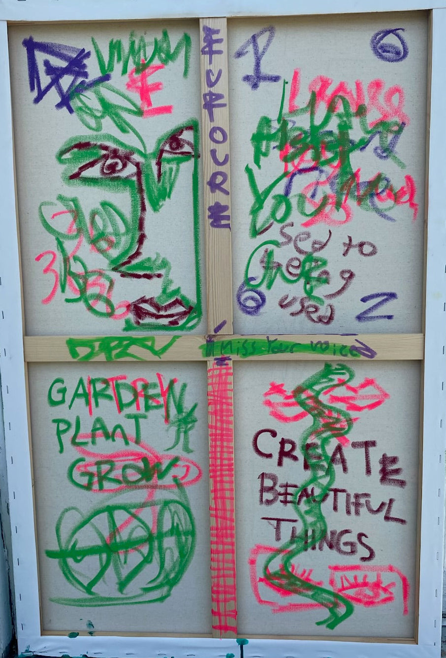 Deme Original "Mind Garden" Canvas