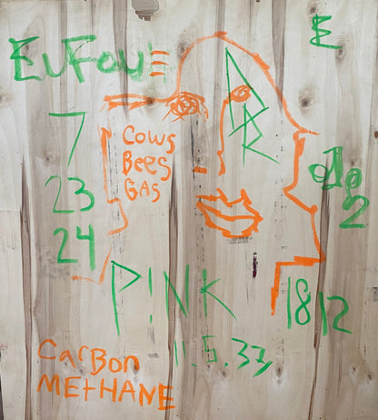 Deme Original "Relative Equations" Wooden Board