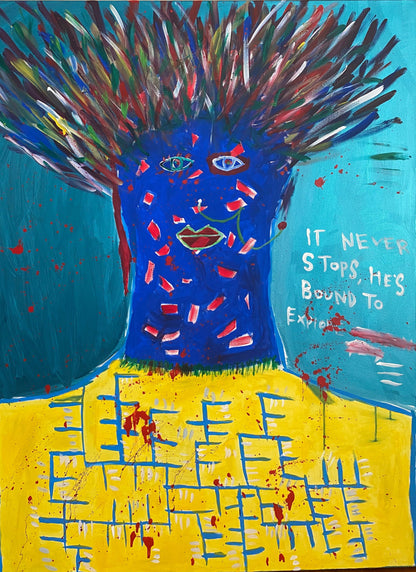 Deme Original "Explosion" Canvas