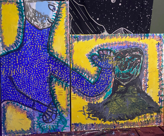 Deme Original "Round 2 KO" Canvas