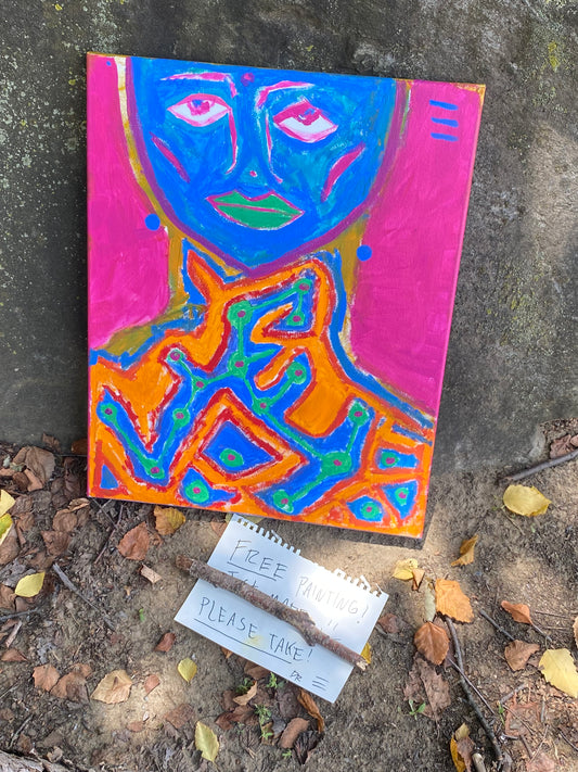 Deme Original "River Release" Canvas